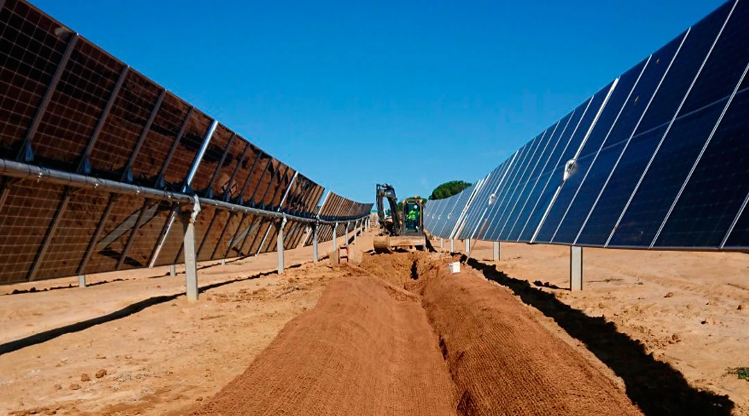 Soluciones para el control de la erosión en estaciones fotovoltaicas